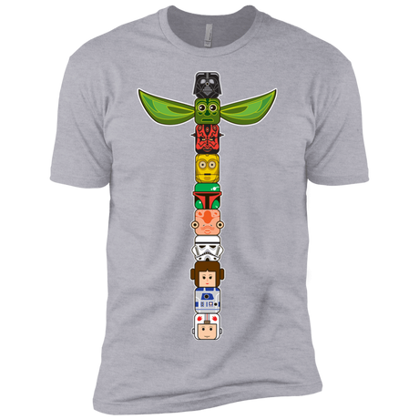 T-Shirts Heather Grey / X-Small Star Wars Totem Men's Premium T-Shirt