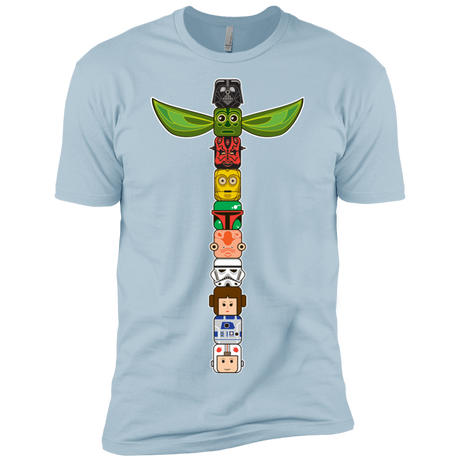 T-Shirts Light Blue / X-Small Star Wars Totem Men's Premium T-Shirt