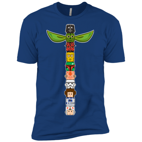 T-Shirts Royal / X-Small Star Wars Totem Men's Premium T-Shirt