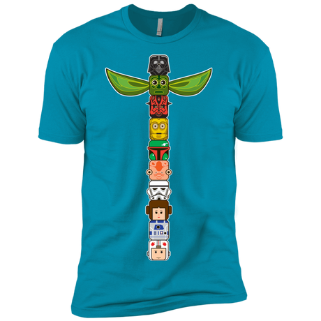 T-Shirts Turquoise / X-Small Star Wars Totem Men's Premium T-Shirt