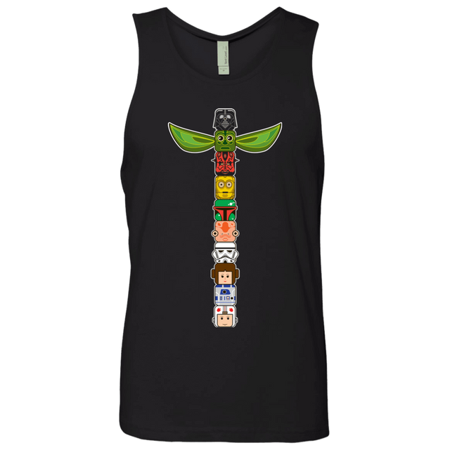 T-Shirts Black / Small Star Wars Totem Men's Premium Tank Top