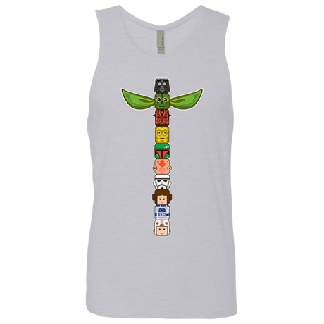 T-Shirts Heather Grey / Small Star Wars Totem Men's Premium Tank Top