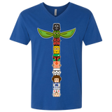 T-Shirts Royal / X-Small Star Wars Totem Men's Premium V-Neck