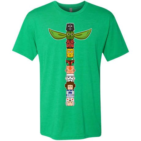 T-Shirts Envy / Small Star Wars Totem Men's Triblend T-Shirt