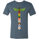 T-Shirts Indigo / Small Star Wars Totem Men's Triblend T-Shirt