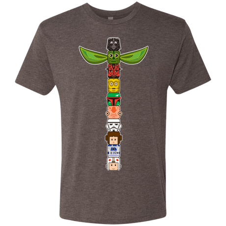 T-Shirts Macchiato / Small Star Wars Totem Men's Triblend T-Shirt