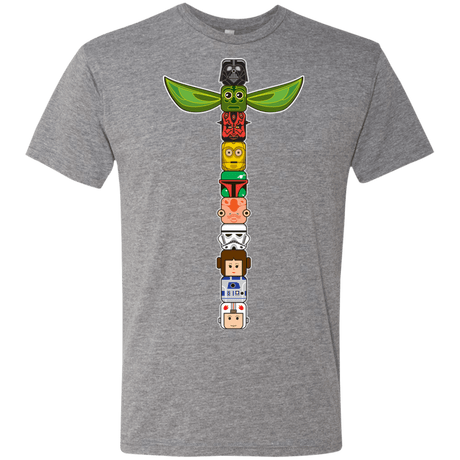 T-Shirts Premium Heather / Small Star Wars Totem Men's Triblend T-Shirt