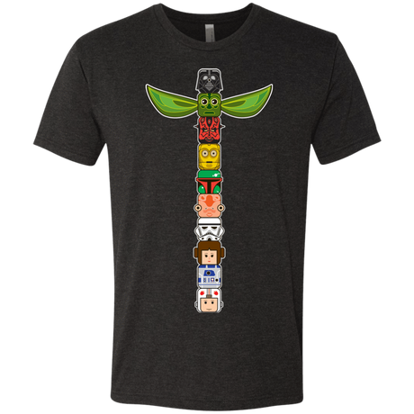 T-Shirts Vintage Black / Small Star Wars Totem Men's Triblend T-Shirt