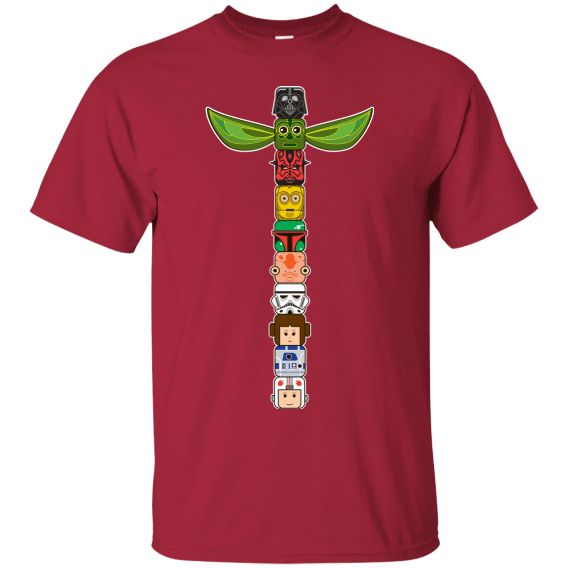 T-Shirts Cardinal / Small Star Wars Totem T-Shirt
