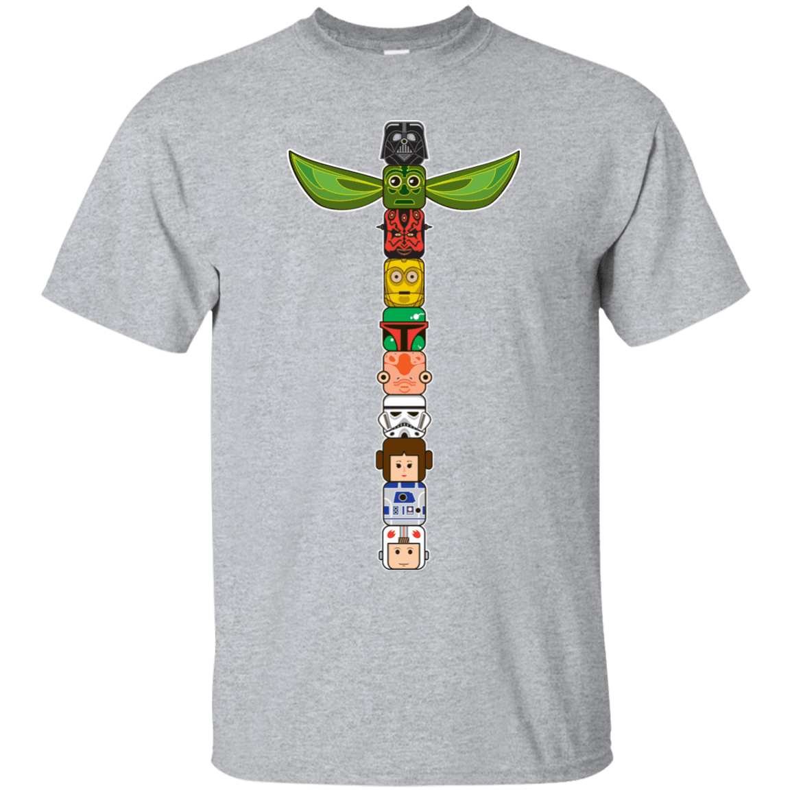 T-Shirts Sport Grey / Small Star Wars Totem T-Shirt