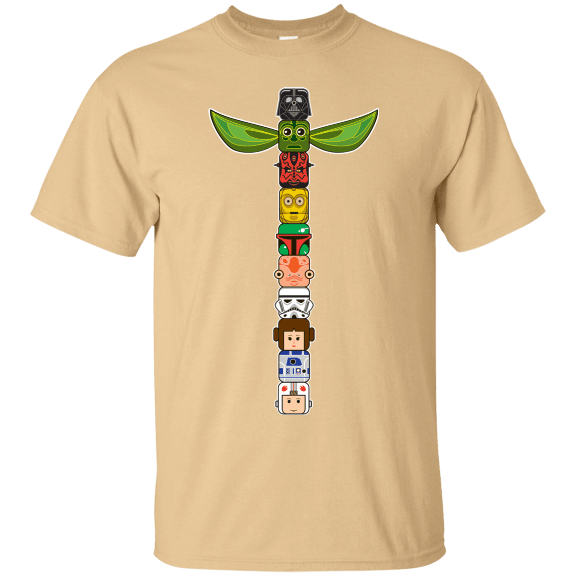 T-Shirts Vegas Gold / Small Star Wars Totem T-Shirt