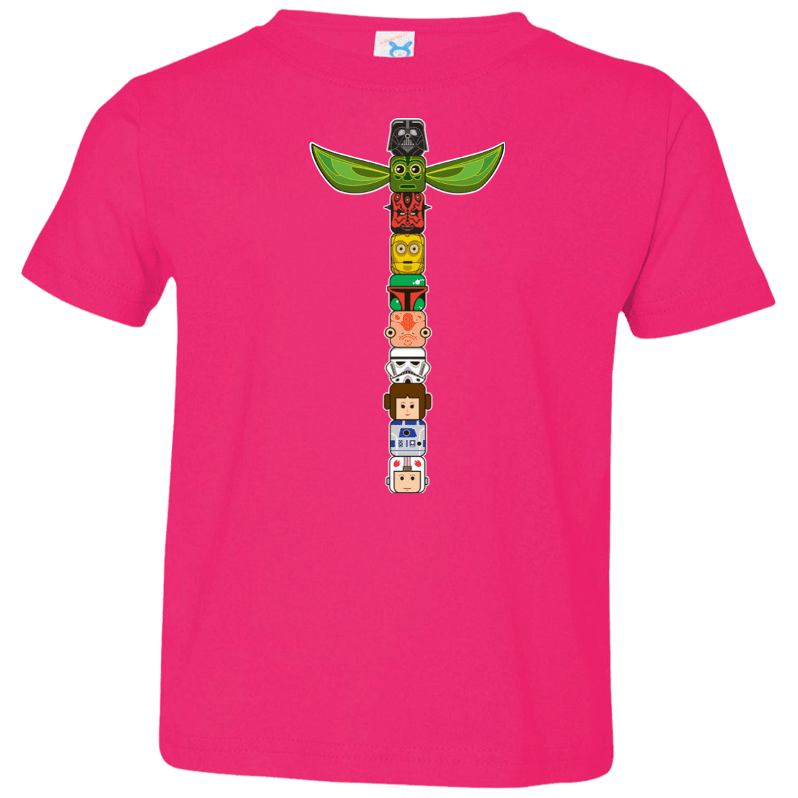 T-Shirts Hot Pink / 2T Star Wars Totem Toddler Premium T-Shirt