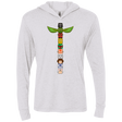 T-Shirts Heather White / X-Small Star Wars Totem Triblend Long Sleeve Hoodie Tee