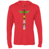 T-Shirts Vintage Red / X-Small Star Wars Totem Triblend Long Sleeve Hoodie Tee