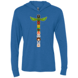 T-Shirts Vintage Royal / X-Small Star Wars Totem Triblend Long Sleeve Hoodie Tee
