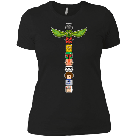 T-Shirts Black / X-Small Star Wars Totem Women's Premium T-Shirt