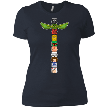 T-Shirts Indigo / X-Small Star Wars Totem Women's Premium T-Shirt