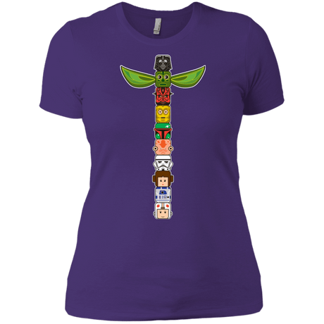 T-Shirts Purple / X-Small Star Wars Totem Women's Premium T-Shirt