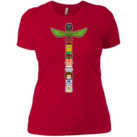 T-Shirts Red / X-Small Star Wars Totem Women's Premium T-Shirt