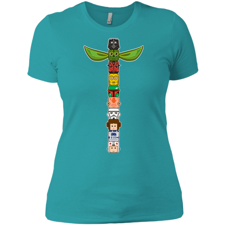 T-Shirts Tahiti Blue / X-Small Star Wars Totem Women's Premium T-Shirt