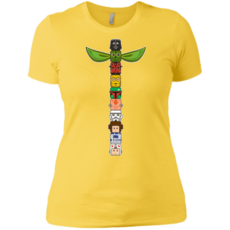 T-Shirts Vibrant Yellow / X-Small Star Wars Totem Women's Premium T-Shirt