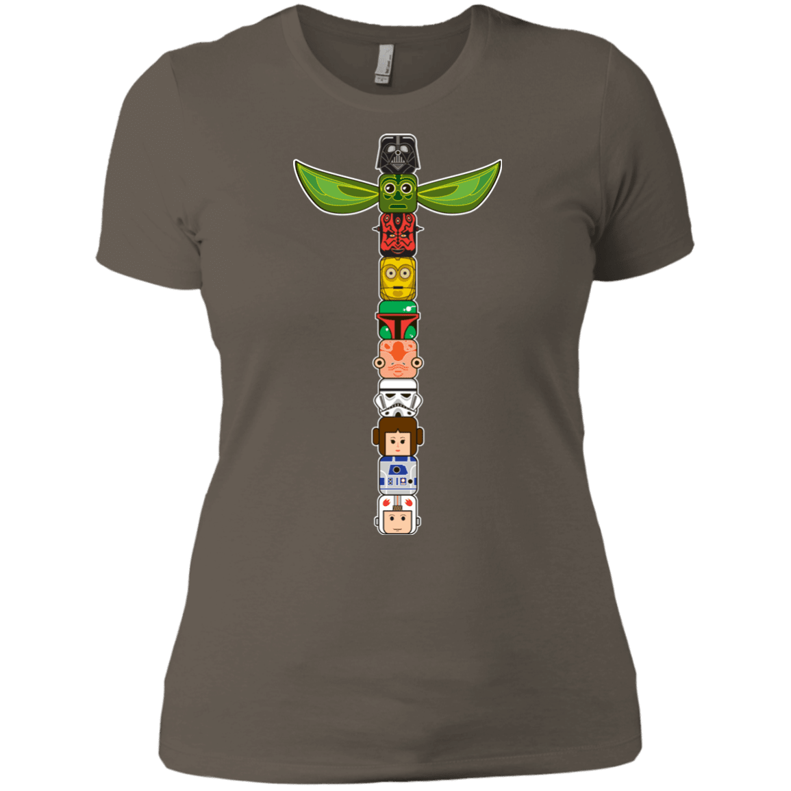 T-Shirts Warm Grey / X-Small Star Wars Totem Women's Premium T-Shirt