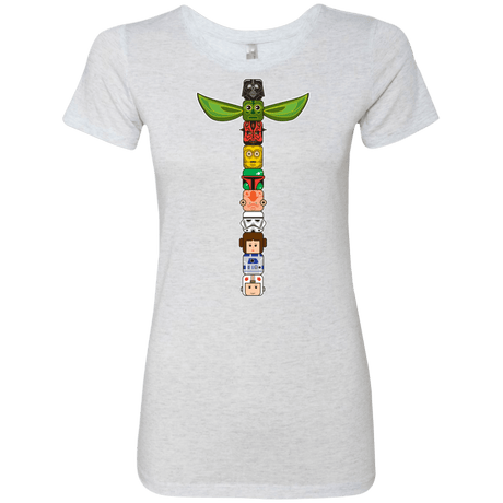 T-Shirts Heather White / Small Star Wars Totem Women's Triblend T-Shirt