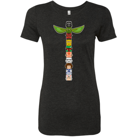 T-Shirts Vintage Black / Small Star Wars Totem Women's Triblend T-Shirt