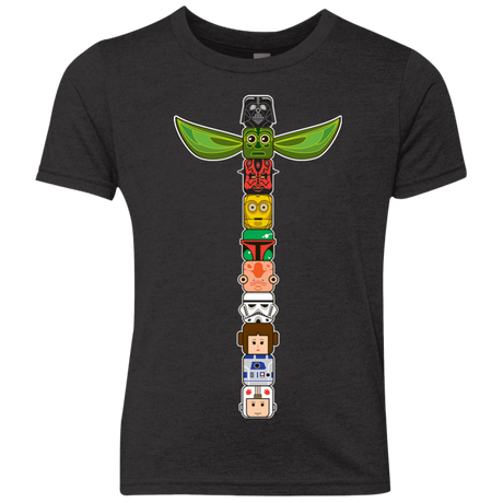 T-Shirts Vintage Black / YXS Star Wars Totem Youth Triblend T-Shirt