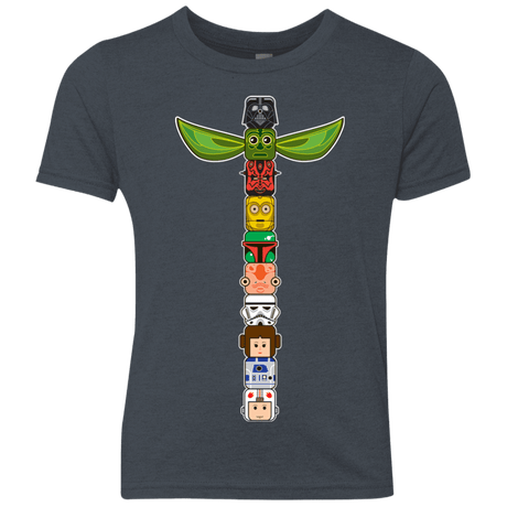 T-Shirts Vintage Navy / YXS Star Wars Totem Youth Triblend T-Shirt