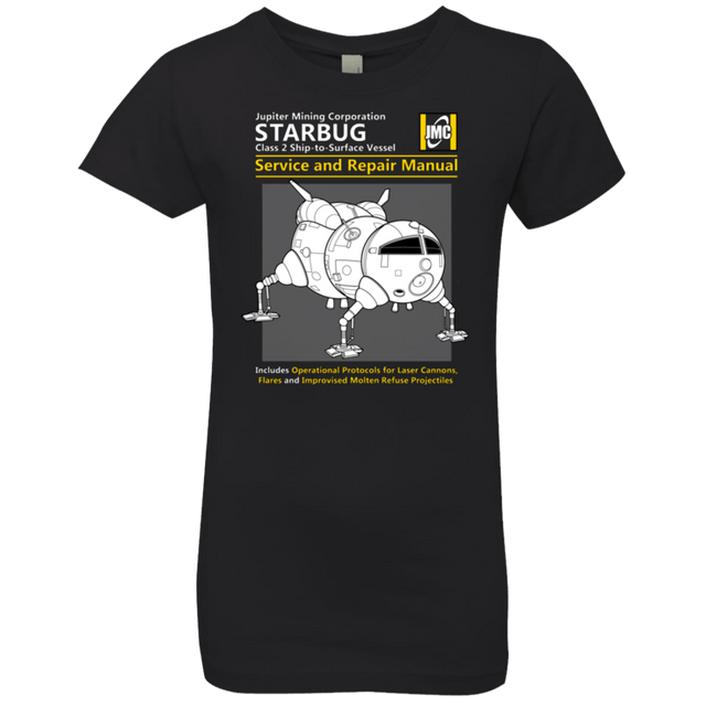 T-Shirts Black / YXS Starbug Service And Repair Manual Girls Premium T-Shirt