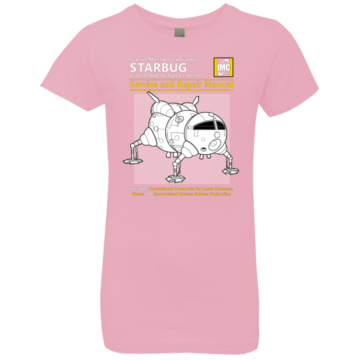 T-Shirts Light Pink / YXS Starbug Service And Repair Manual Girls Premium T-Shirt