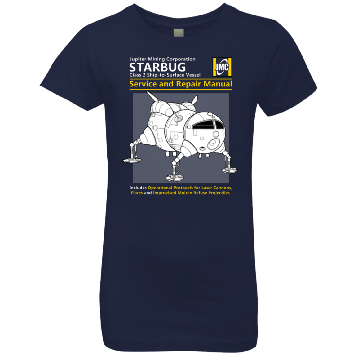 T-Shirts Midnight Navy / YXS Starbug Service And Repair Manual Girls Premium T-Shirt
