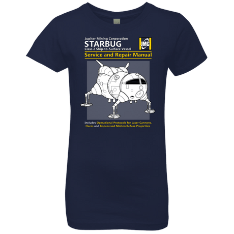 T-Shirts Midnight Navy / YXS Starbug Service And Repair Manual Girls Premium T-Shirt