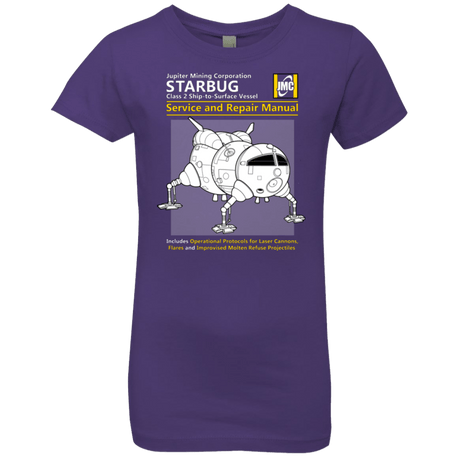 T-Shirts Purple Rush / YXS Starbug Service And Repair Manual Girls Premium T-Shirt