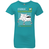 T-Shirts Tahiti Blue / YXS Starbug Service And Repair Manual Girls Premium T-Shirt
