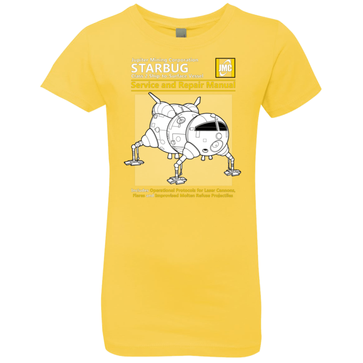 T-Shirts Vibrant Yellow / YXS Starbug Service And Repair Manual Girls Premium T-Shirt