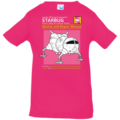 T-Shirts Hot Pink / 6 Months Starbug Service And Repair Manual Infant Premium T-Shirt