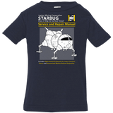 T-Shirts Navy / 6 Months Starbug Service And Repair Manual Infant Premium T-Shirt