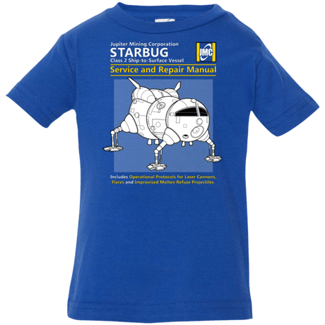T-Shirts Royal / 6 Months Starbug Service And Repair Manual Infant Premium T-Shirt