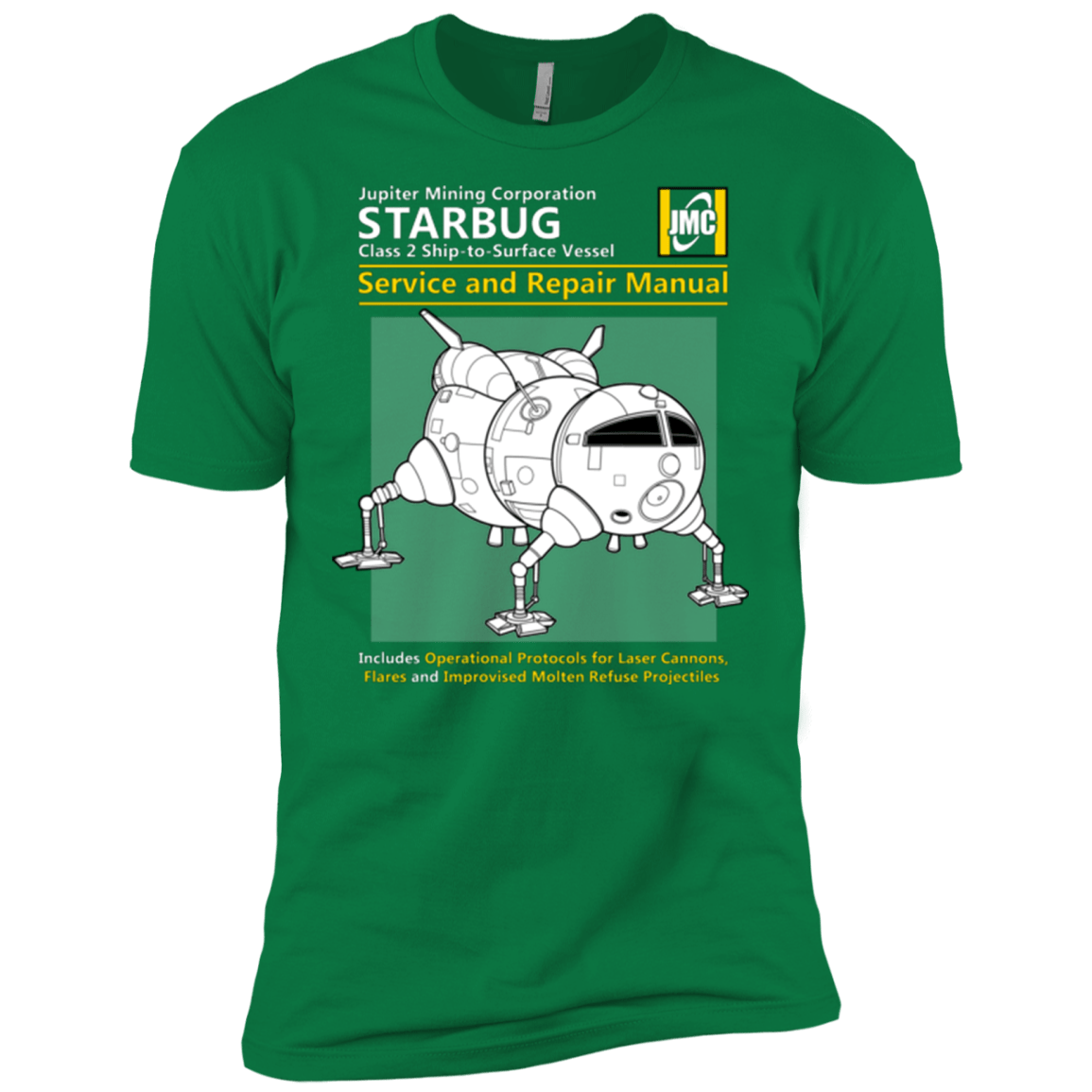 T-Shirts Kelly Green / X-Small Starbug Service And Repair Manual Men's Premium T-Shirt