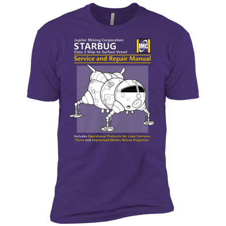 T-Shirts Purple / X-Small Starbug Service And Repair Manual Men's Premium T-Shirt