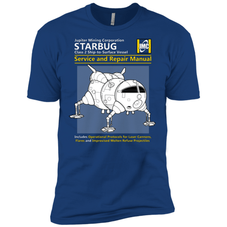 T-Shirts Royal / X-Small Starbug Service And Repair Manual Men's Premium T-Shirt