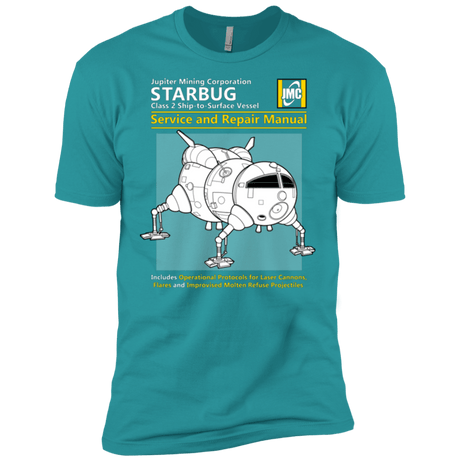 T-Shirts Tahiti Blue / X-Small Starbug Service And Repair Manual Men's Premium T-Shirt