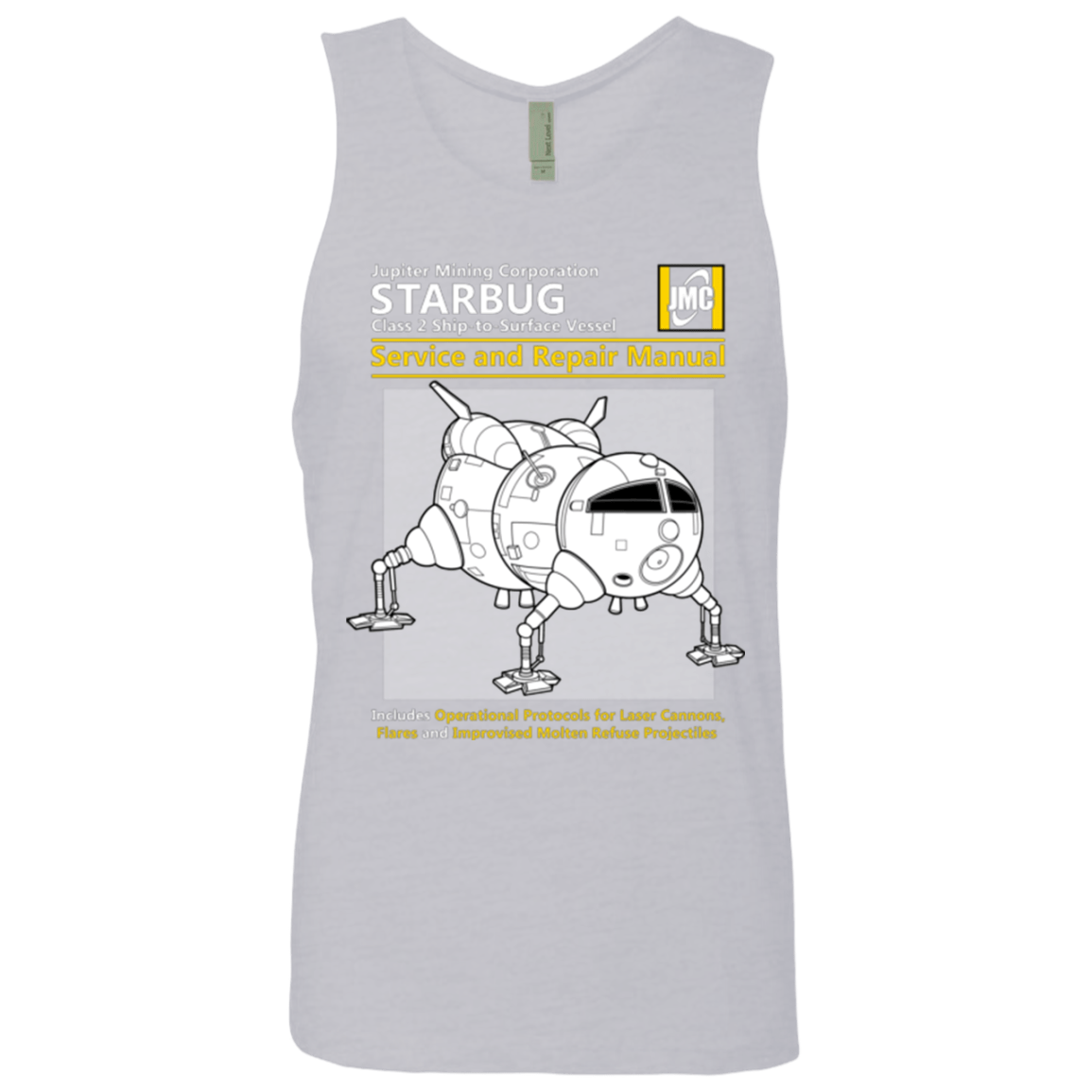T-Shirts Heather Grey / Small Starbug Service And Repair Manual Men's Premium Tank Top
