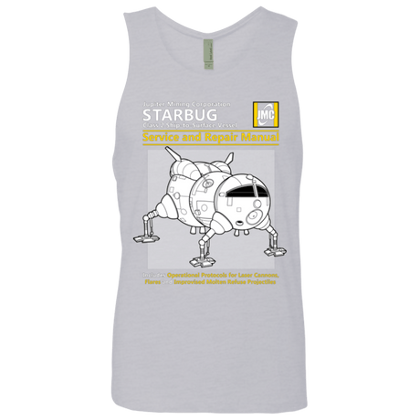 T-Shirts Heather Grey / Small Starbug Service And Repair Manual Men's Premium Tank Top
