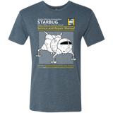 T-Shirts Indigo / Small Starbug Service And Repair Manual Men's Triblend T-Shirt