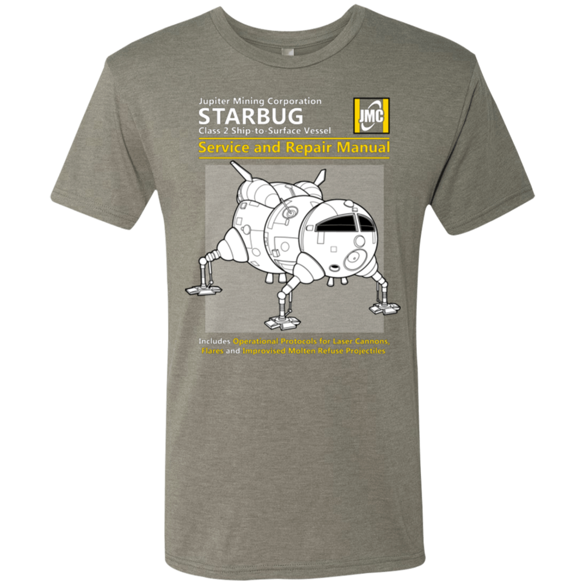 T-Shirts Venetian Grey / Small Starbug Service And Repair Manual Men's Triblend T-Shirt