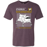 T-Shirts Vintage Purple / Small Starbug Service And Repair Manual Men's Triblend T-Shirt