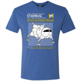 T-Shirts Vintage Royal / Small Starbug Service And Repair Manual Men's Triblend T-Shirt